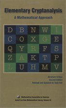 Cover of Elementary Cryptanalysis: A Mathematical Approach